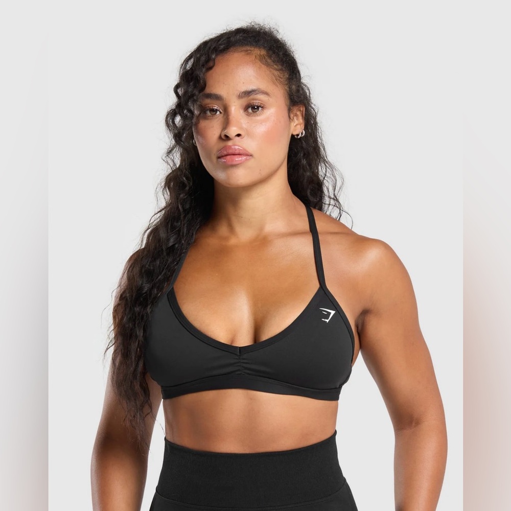 NWT Gymshark Minimal Sports Bra, Black, XS
